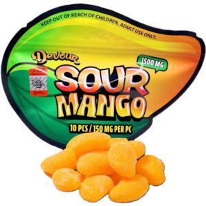 Devour Edibles (1500mg) – Sour Mango