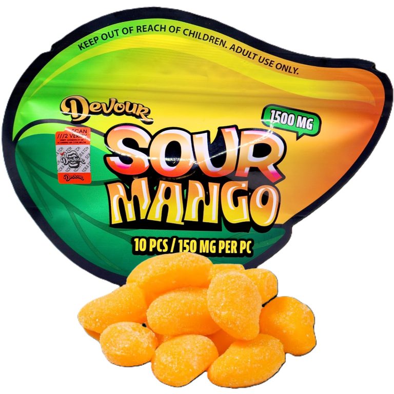 Devour Edibles (1500mg) – Sour Mango