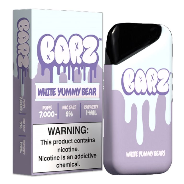 Bars Nicotine Vape – White Yummy Bear
