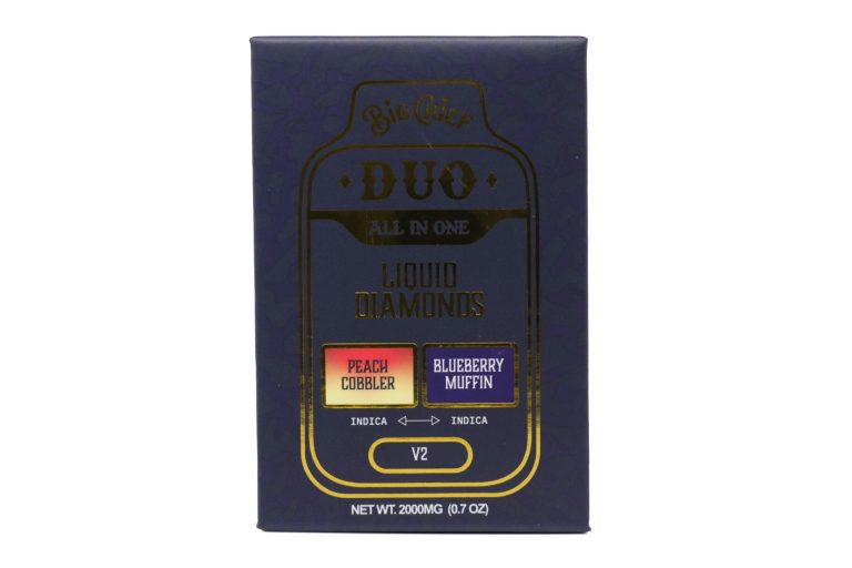 Big Chief Duo All in One 2g – Peach Cobbler x Blueberry Muffin