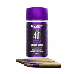 Stiiizy .5G 40’s Infused Mini Blunts 5 Pack (2.5g) – Purple Punch